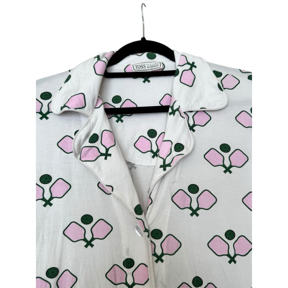 Pickle Ball PJ's Mark & Graham Toss Designs Women's Soft  Luxurious Pajamas L/XL